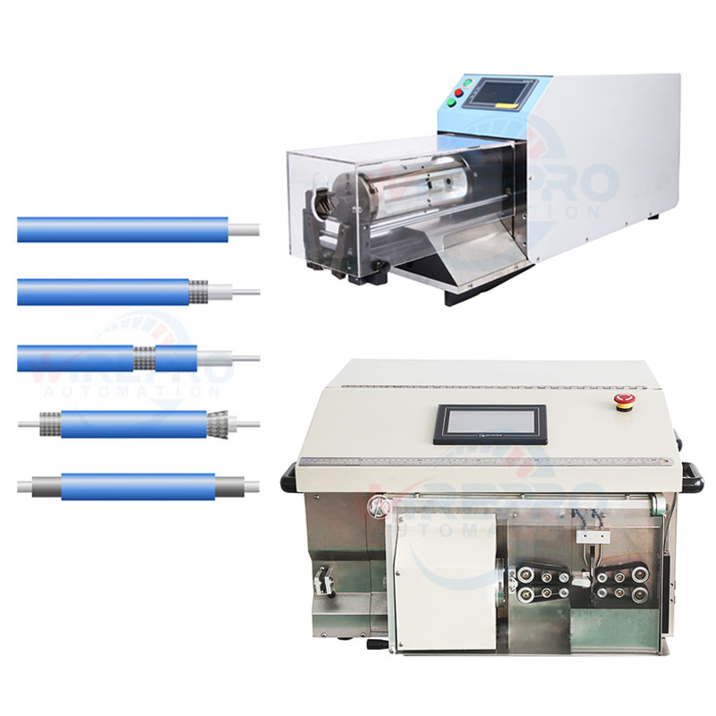 SC-A01 / SC-A02 Full Automatic Coaxial Cable Cutting and Stripping Machine