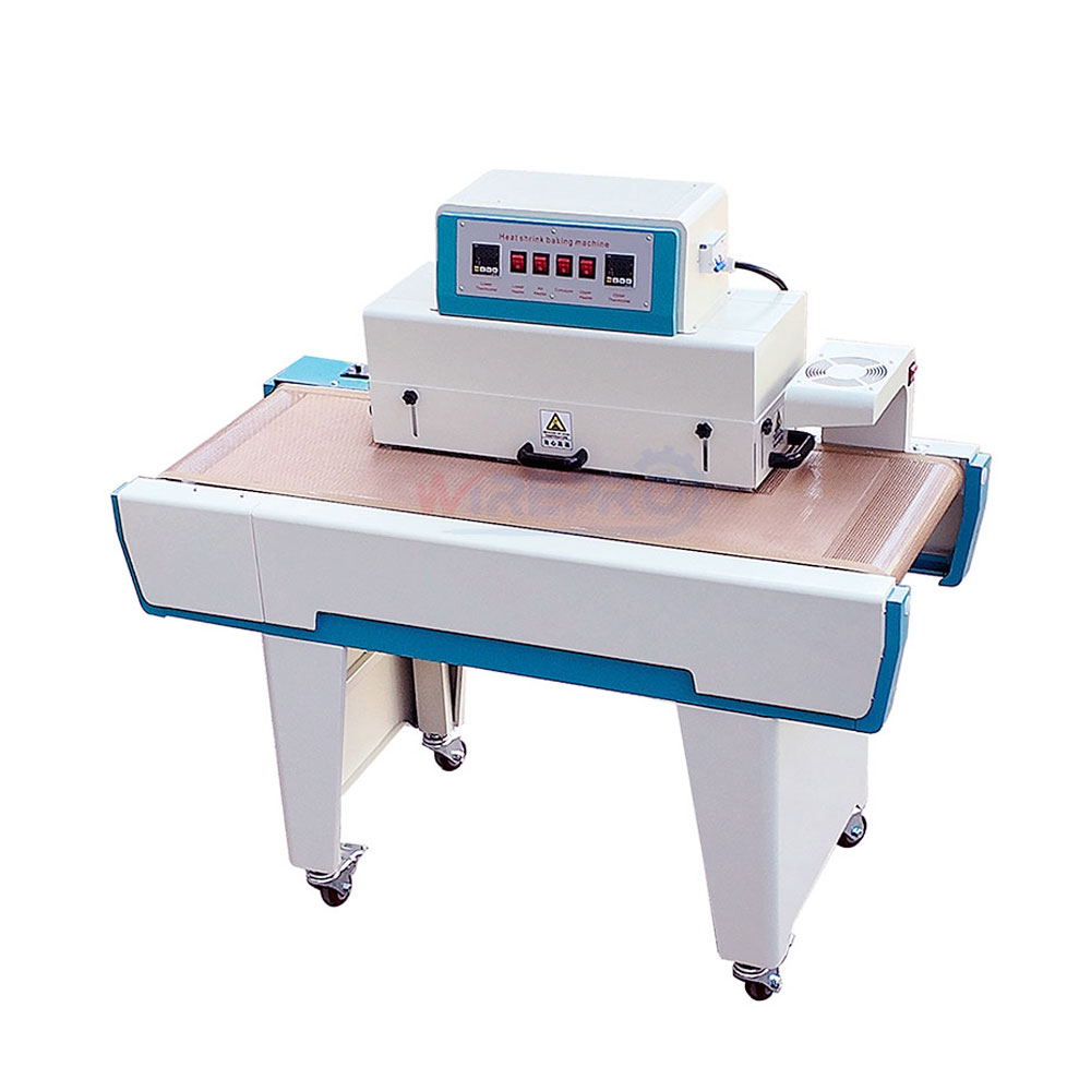 RD-P18 Open-Type Tabletop Heat Shrink Tunnel with Teflon Mesh Conveyor