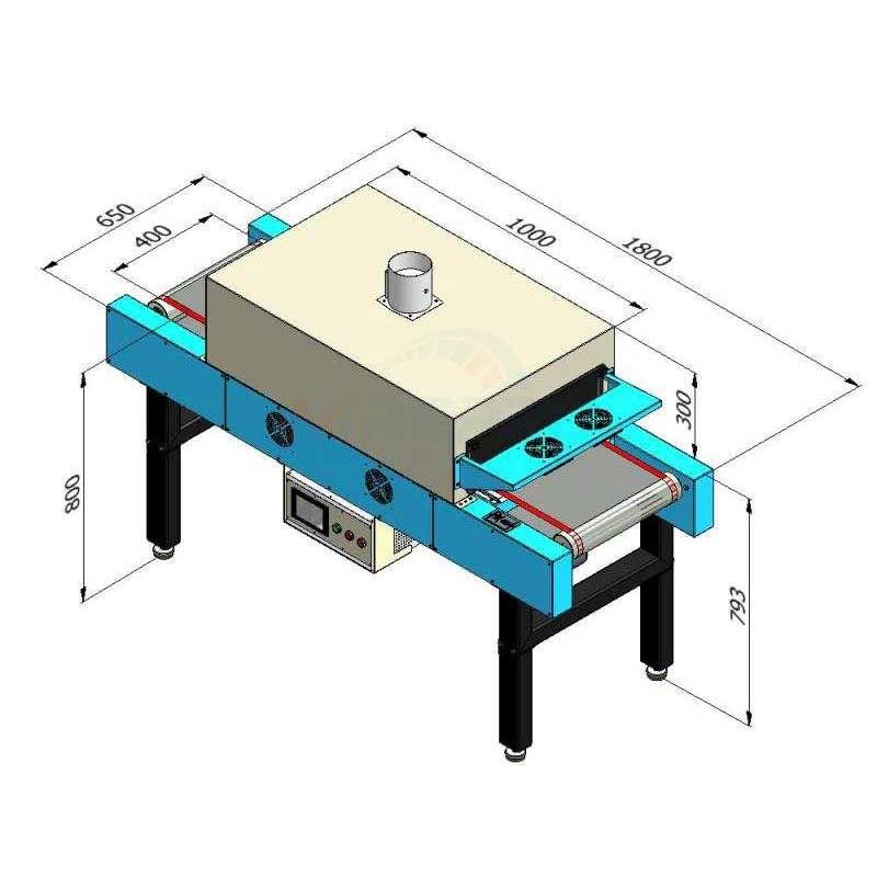 RS-40AM All-Wiring Shrinkable Tube Single-Side Heating Machine