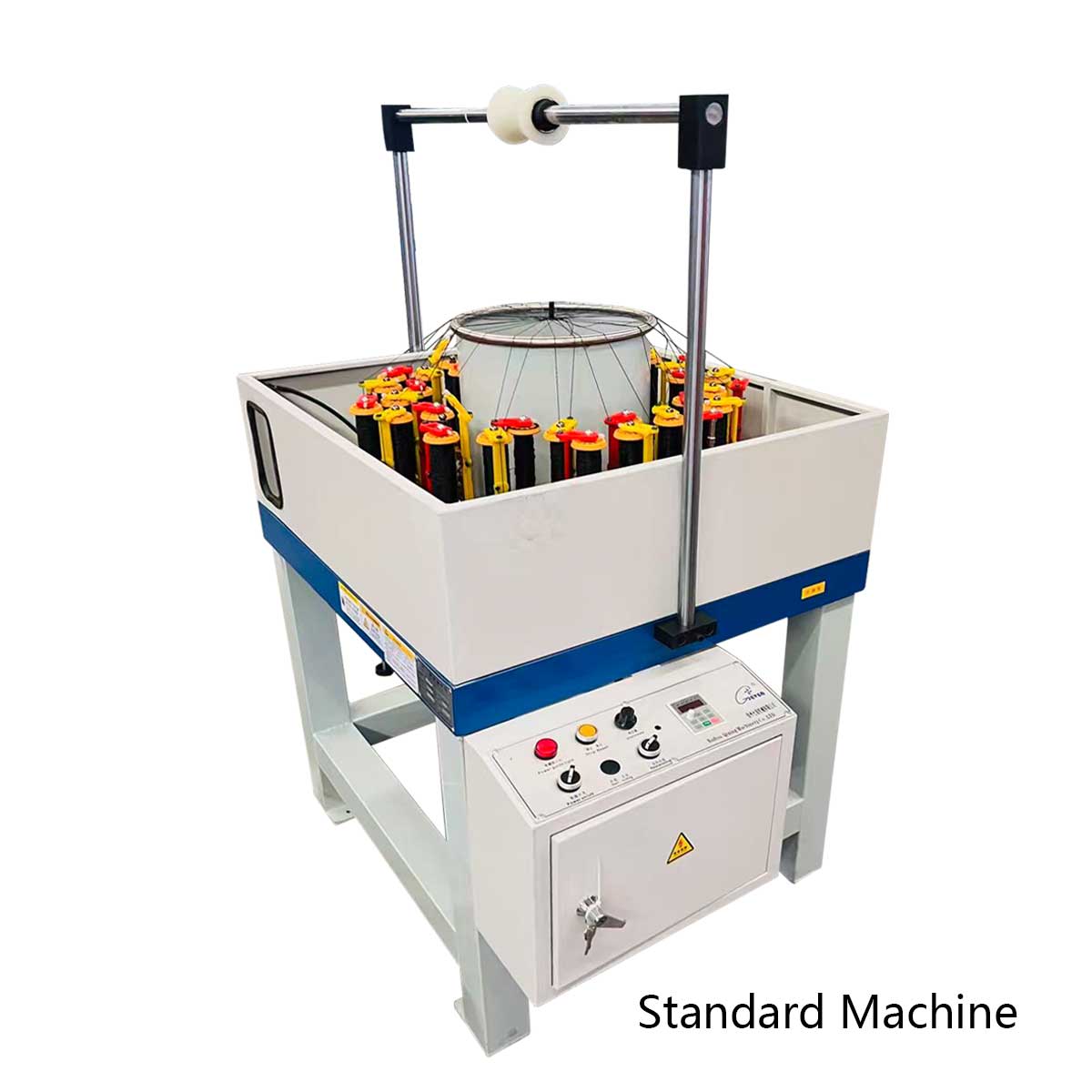 PT-CB16 / B24 / B32 / B48 – Automotive Cable Wire Harness Braiding Machine with Coiler