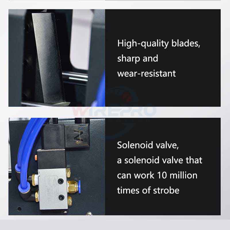 CW-050 / CW-120 Pneumatic Semi-Automatic Big Gauge Wire & Cable Cutting Machine